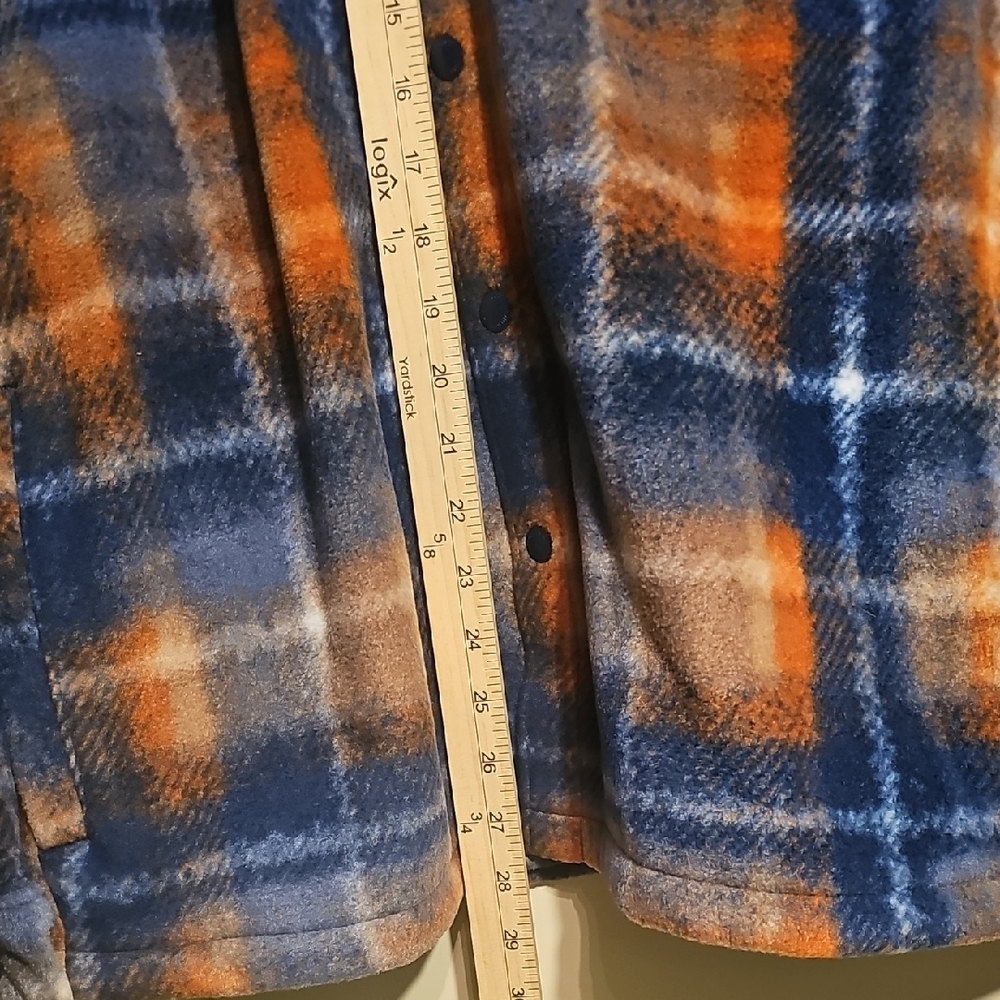 Columbia- Men's Steens Mountain Printed Shirt Jacket. Size S. Snap Up - Picture 7 of 10